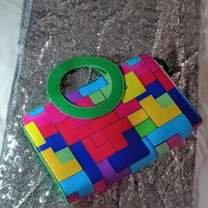 Colorful Geometric Women's Bag